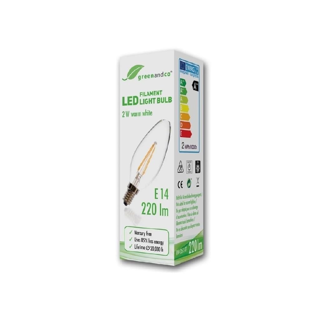 fengyan Casa Bombillas, Pack of 50, LED Filament Light Bulb E27/E26 AC220V 1/2/3W C35L Chandelier Bulb with Pulled Tail, Home Lighting Light Source Familiar Lámpara(6500K Cool White,220V E27 1W)