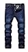 FREDD MARSHALL Boy's Blue Skinny Fit Stretch Slim Elastic Waist Denim Jeans Pants For Kids , Blue , 12