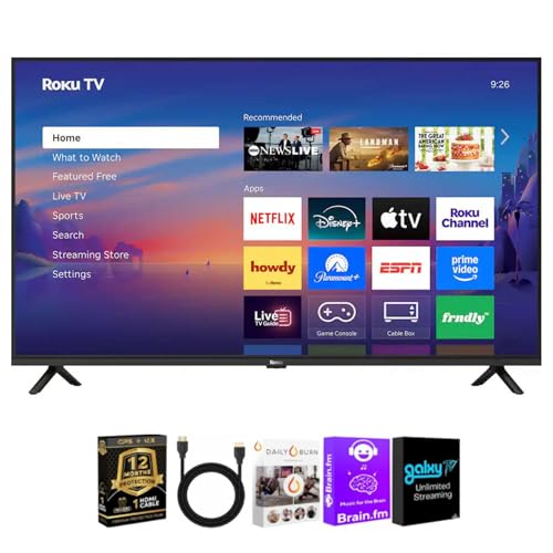 Roku 43 Select Series 4K Smart TV HDMI CPS Streaming Bundle 2026