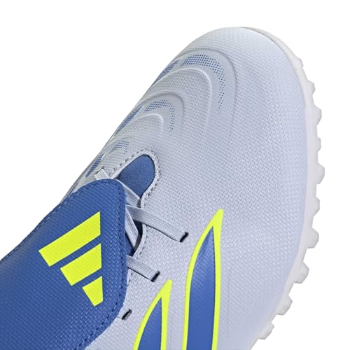 adidas Unisex Predator Club Fold-Over Tongue Turf Football Shoes, Crystal Sky/ray Blue/Team solar Yellow 2, 43 1/3 EU – Ansicht 5