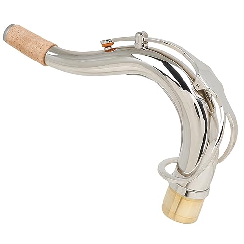 Bocal incurvé saxophone ténor Toyvian en si bémol laiton argenté