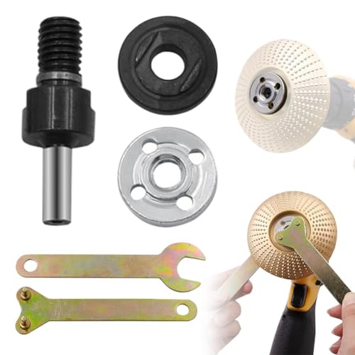 Ftyesger Juego de Bielas para Amoladora Angular de Taladro Eléctrico, Accesorios para Amoladora Angular de Taladro, Herramienta para Cortar Discos de Pulido y Pulir