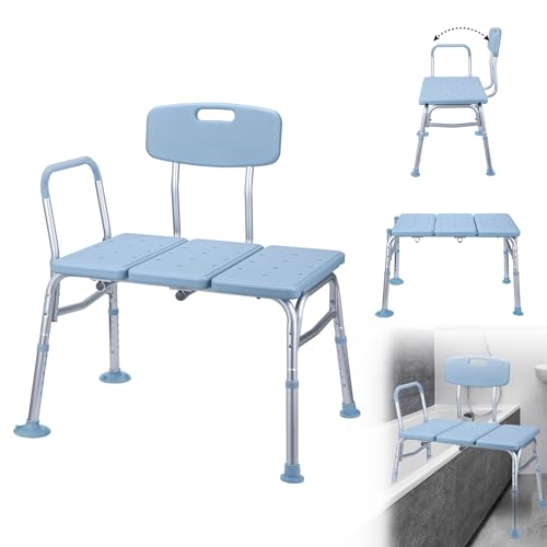 ACXIN Sedile vasca da bagno con schienale e braccioli, regolabile, antiscivolo