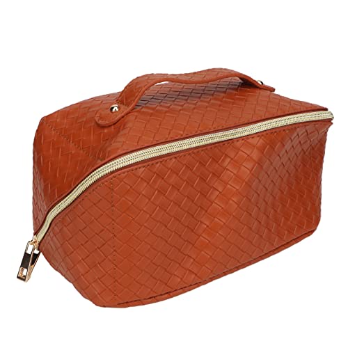 Bolsa de Armazenamento de Maquiagem, PU Bolsa de Maquiagem de Viagem Multifuncional de Grande Capaci