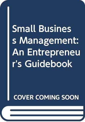 Small Business Management: An Entrepreneur's Gu... 0071198571 Book Cover