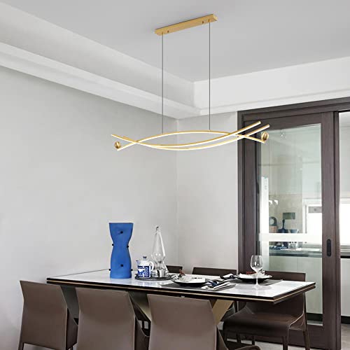 Lustre long LED pour illuminer une grande table sans éblouir - 3