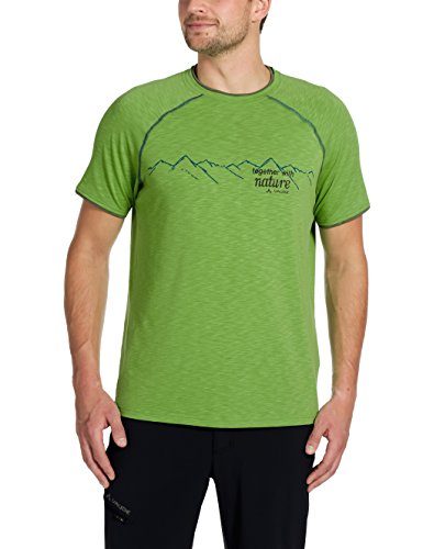 VAUDE Skomer Print Maglietta, Uomo, Apple, M
