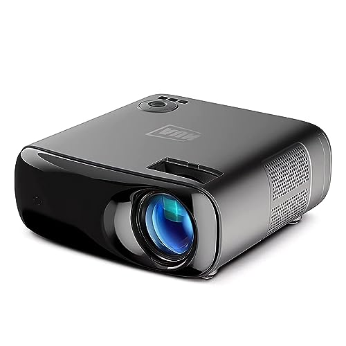 Image of Aun Akey9 Android Full Hd 1080p Projector a Native 1920x1080 Pixel Resolution 8,200 Lumens || Akey9s Pro Projector with USB, Av Etc Connectivity for Home /Office /School Use (Black)