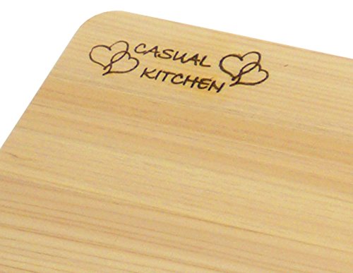Planche à découper hinoki 22cm évite l'usure des couteaux avec support - 4