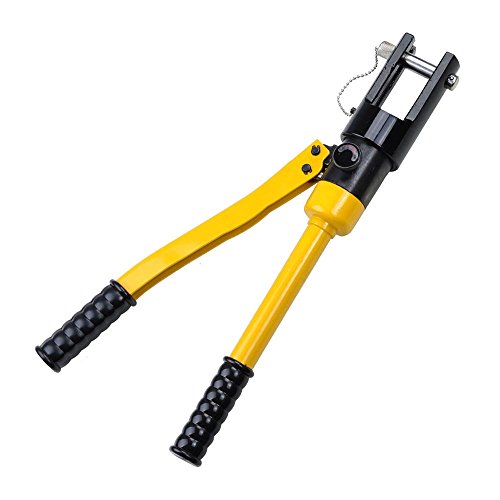 Image of Yescom 16 Ton Hydraulic Wire Crimper Crimping Tool 11 Dies Battery Cable Lug Terminal