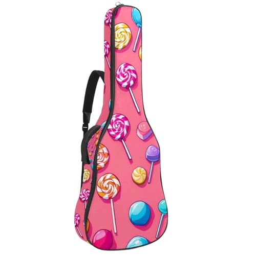 Sac pour guitare acoustique imperméable étui rose pour musicien nomade