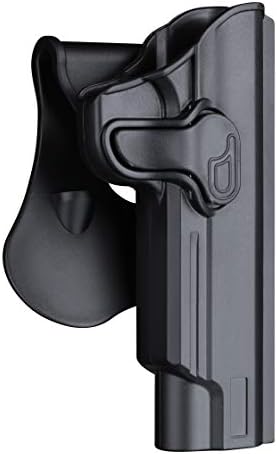 1911 Full Size Holster 5 inch, OWB Holsters for Colt 1911 / Elite Force 1911 / Kimber 1911 / Rock Island Armory 1911 / Springfield 1911 - Index Finger Released | Adjustable Cant | Autolock -Right Hand