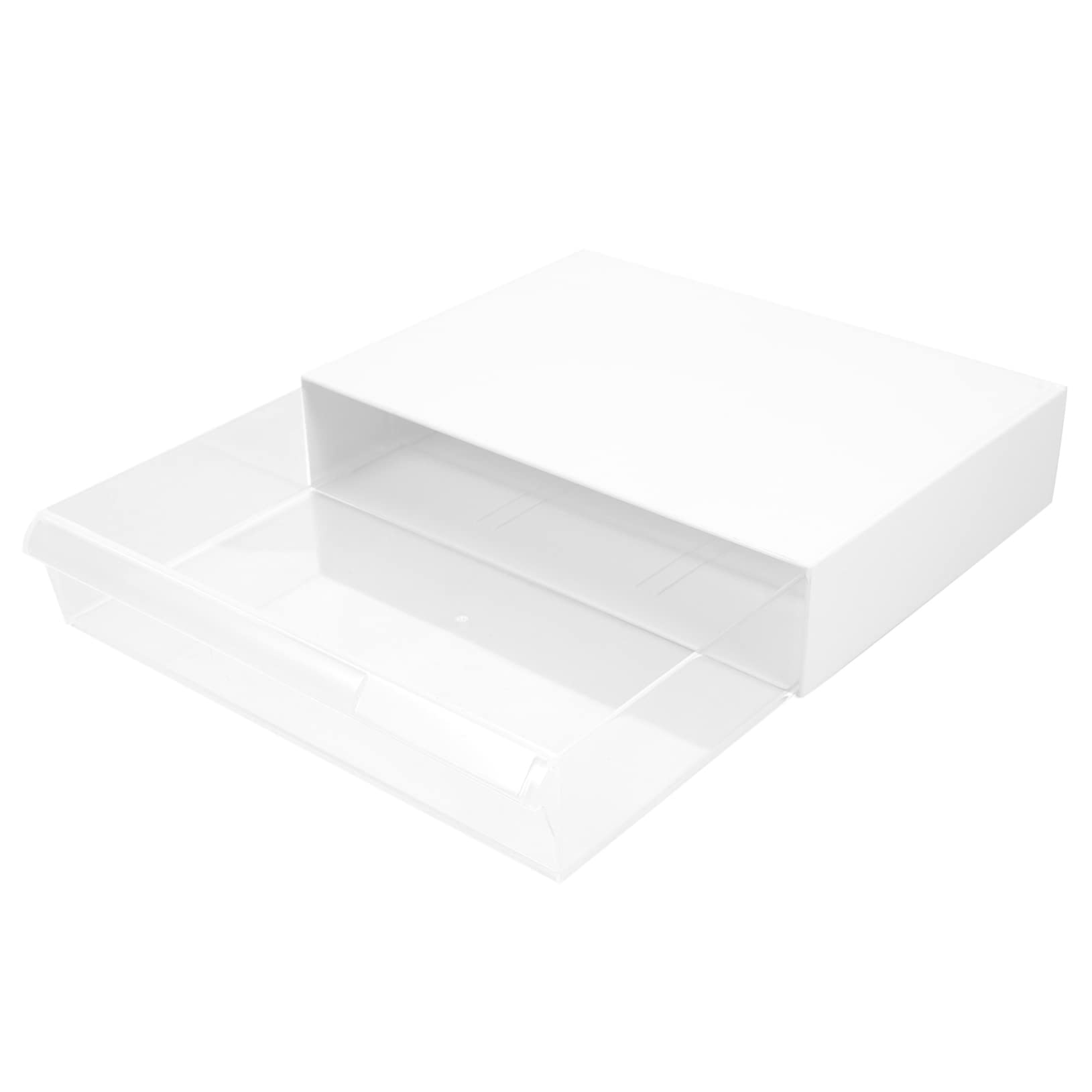Lurrose 5stücke Untertisch Organizer Mit Selbstklebender Schublade Transparente Schublade Für Schreibtisch Kosmetik Und Bürobedarf Einfache Installation Platzsparend Große Kapazität