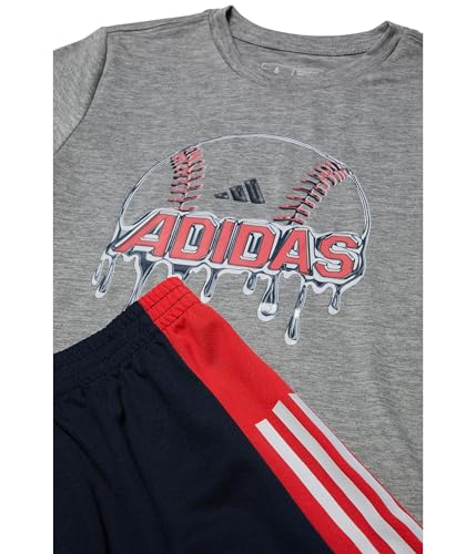 Image of adidas Baby Boy's Tee and Shorts Set (Infant)