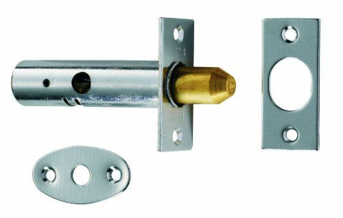 DOOR SECURITY BOLT 2.25, Polished Chrome, 60mm