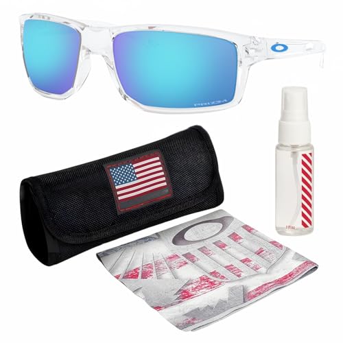 Image of Oakley GIBSTON OO9449 Rectangle Shape Sunglasses With Official Eyewear Kit | Men's Sunglasses