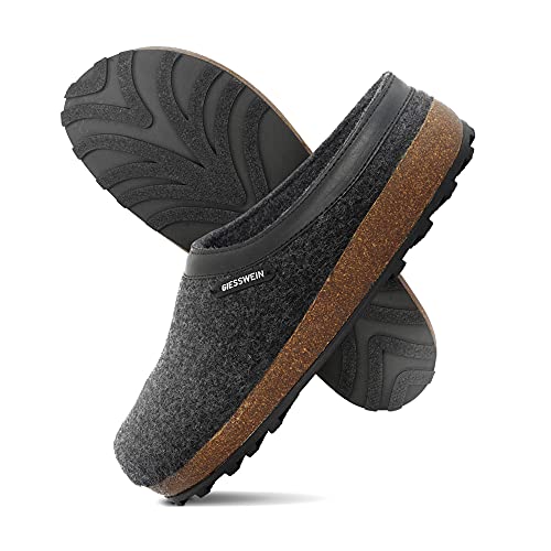 GIESSWEIN Unisex Chamerau Pantoffeln, Anthrazit 019, 36 EU