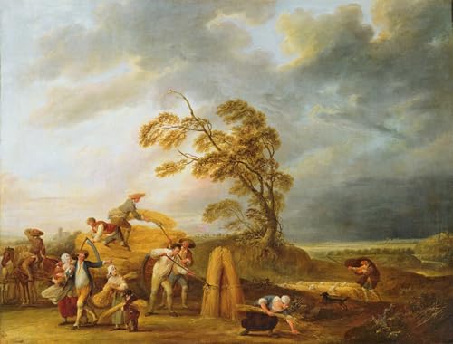 Affiche Artistique François Louis Watteau Décoration Salon Toile 60x90cm