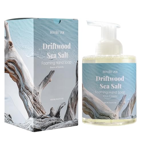 Image of ROMIIE ZOI Foaming Hand Soap with Gift Box - Driftwood - Biodegradable Formula Moisture & Revitalize - 500ml / 16.8oz