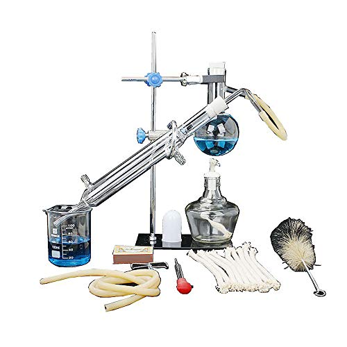 MQQ Unité De Distillation De Laboratoire, Verrerie Science Industrielle Distiller Manufacturing Huile Essentielle De L'alcool Distilléd Water Filtre De Laboratoire Chimique