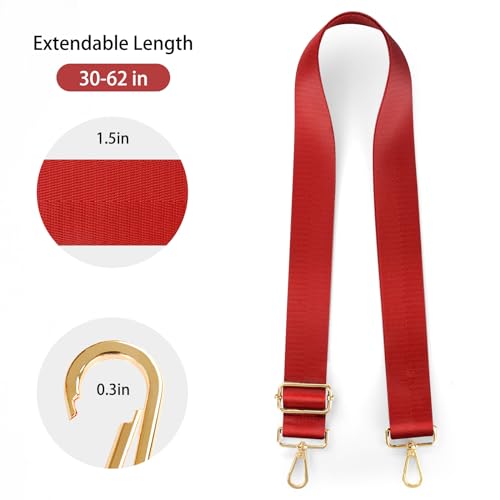 Image of Purse Straps Replacement Crossbody Straps for Purses,Wide Shoulder Strap for Bags Extender Guitar Straps for Handbags