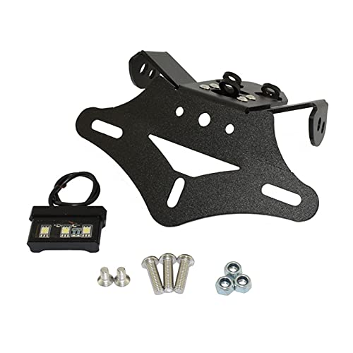 Support de Plaque d'immatriculation pour CBR1000RR Fireblade 2008-2016 Cadre Noir