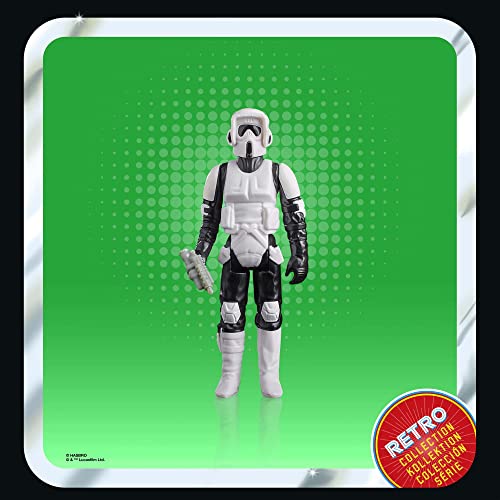Star Wars Hasbro Wars Collection Biker Scout, Wars: Return of the Jedi 3.75” Action Figures, F7279, Multicolor - Image 4