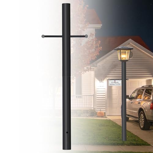 YarPoole 80 Inch Cast Iron Lamp Post