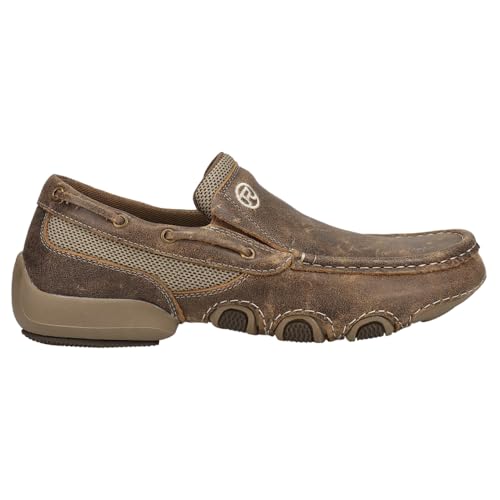 Roper Mens Skipper Shoe, Tan, 9.52