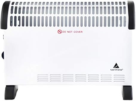 Convector Radiator Heater / Adjustable 3 Heat Settings ( 750 / 1250 / 2000 W) Electrical Convection Heating with Adjustable Thermostat