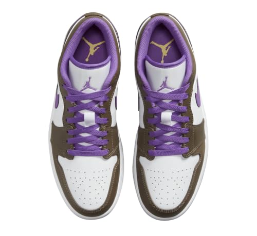 Nike Air Jordan 1 Low Mens Shoes Size 14, Color: Palomino/Wild Berry/White-Multi-Colored4