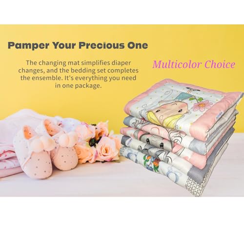 FRIDO CLOTHINA New Born Baby Godadi Pack of 5 Combo Set Soft Cotton godi| Godari | Baby Bed | Crib Sheet | Cartoon Mat Baby Godadi | Bedding Set | Multicolor