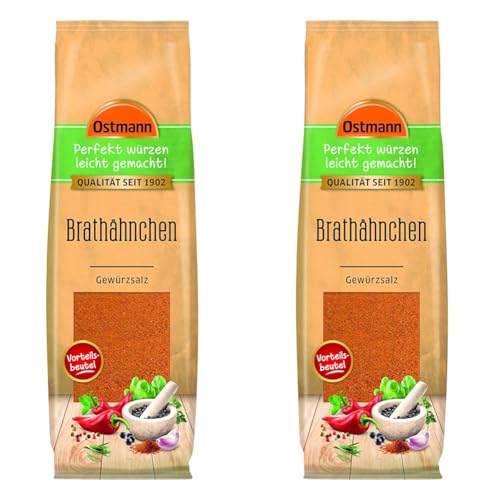 Ostmann Brathähnchen Gewürzsalz, 125 g 807269 (Packung mit 2)
