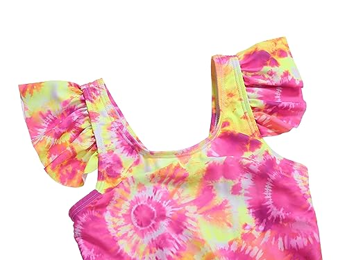 Image of LIZENS Girls Swimwear One Piece Swimsuit Toddler Cute Beach Bathing Suit