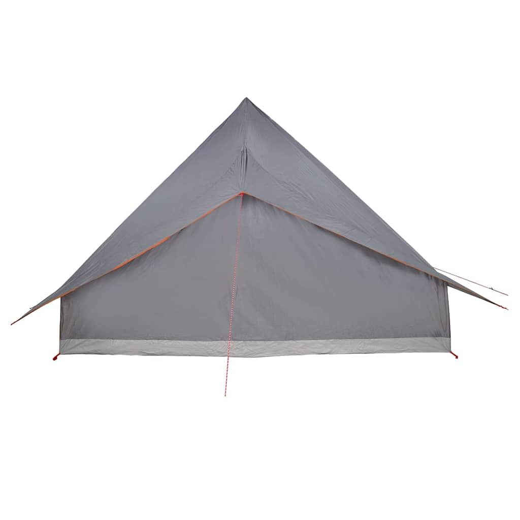 Zielony namiot tipi z dachem z TAFT, 364 x 281 x 257 cm, łącznie z drążkiem stalowym 256 cm i trzema 180 drążkami, sześć linek napinających, e-port i hak na kemping i do ogrodu