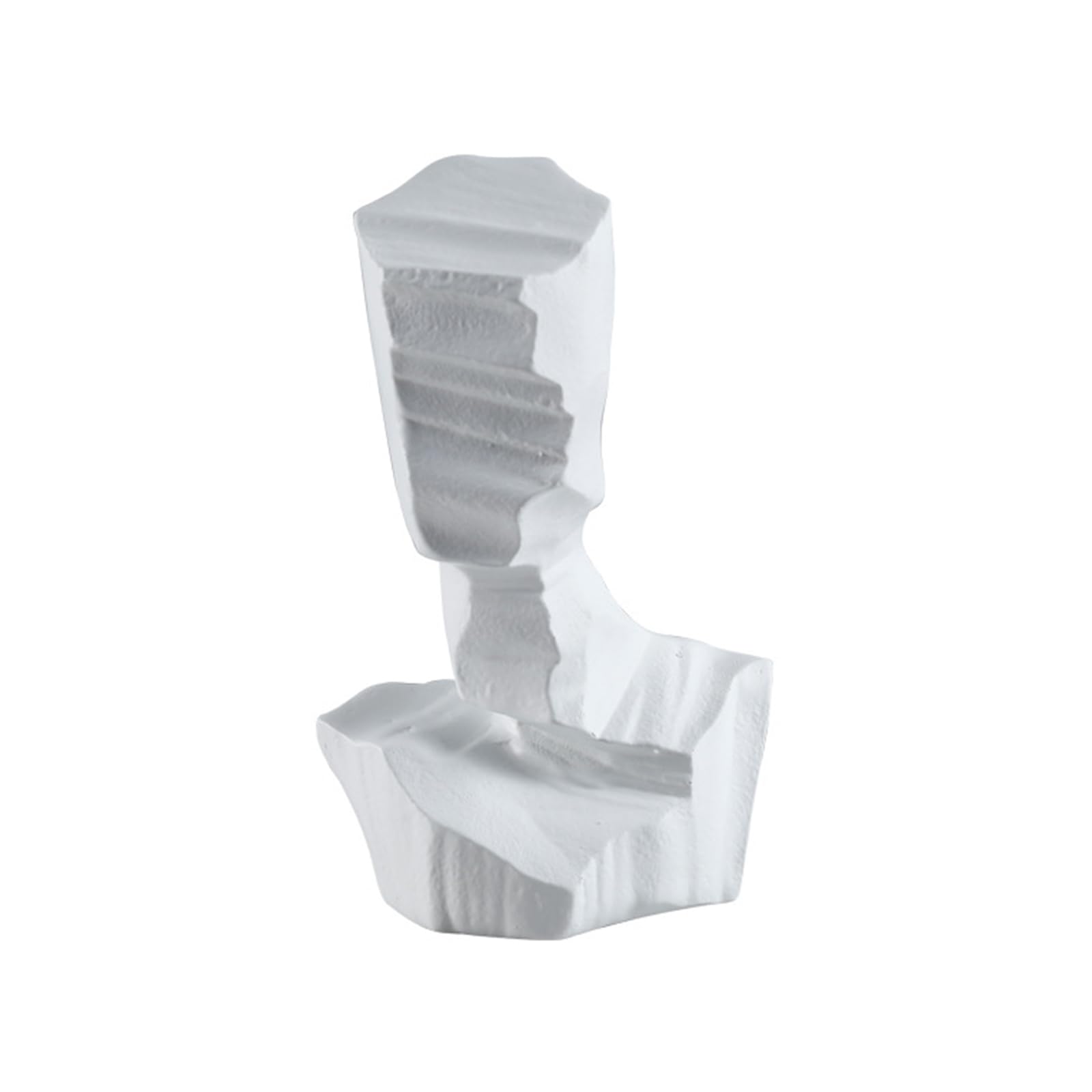 Tauzveok White A Sculptures Decoration, Modern Abstract Art Deco Sculpture, Deco Figures, Decoration Items For Living Room Bedroom Office Table Decoration,