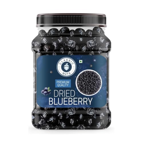 Image of Classic Nuts Dried Blueberry | Dry Fruit | Rich in antioxidants, Vitamin K, Calcium & Fibre | Sweet & Delicious | Healthy Snacks (400gram)