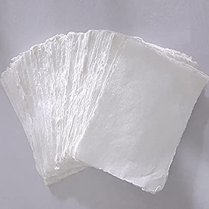 Handmade Watercolor Drawing Paper Ivory White Deckle Edge 150 GSM- (6.5x9.5 Pack Of-20) (B0BSNFKH9K) Amazon Price History, Amazon Price Tracker