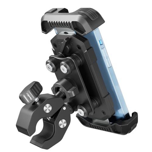 Tounee Motorcycle Phone Mount with Vibration Dampener