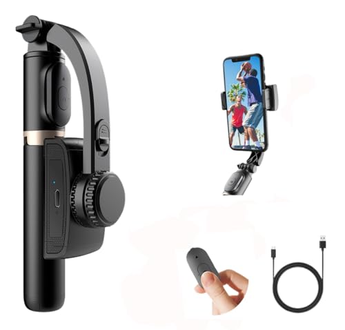 Gimbal estabilizador celular pau de selfie profissional suporte para gravação Smartphone tripé Fotos