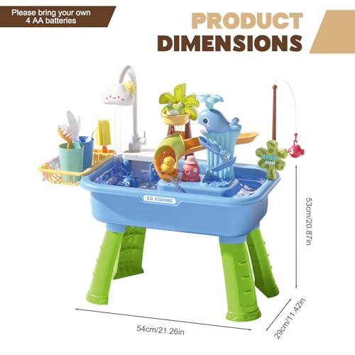 Table à Eau pour Enfants Évier de Jeu Électrique Eau Courante Jorzer - 7