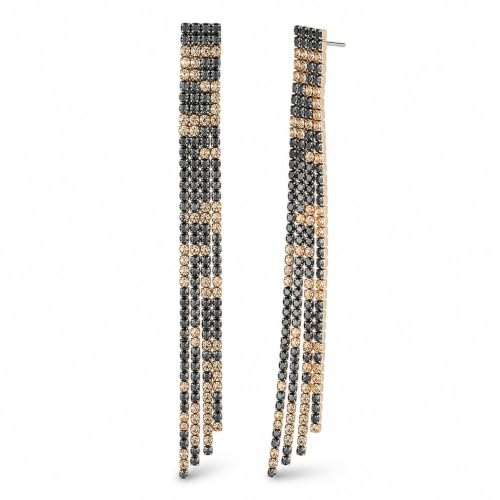 Leopard Rhinestone Dangle Earrings Jewelry Sparkly Long Tassel Chandelier Earrings Dangling for Prom Wedding Party Formal Evening Fashion Homecoming Dresses Jewelry Accessories