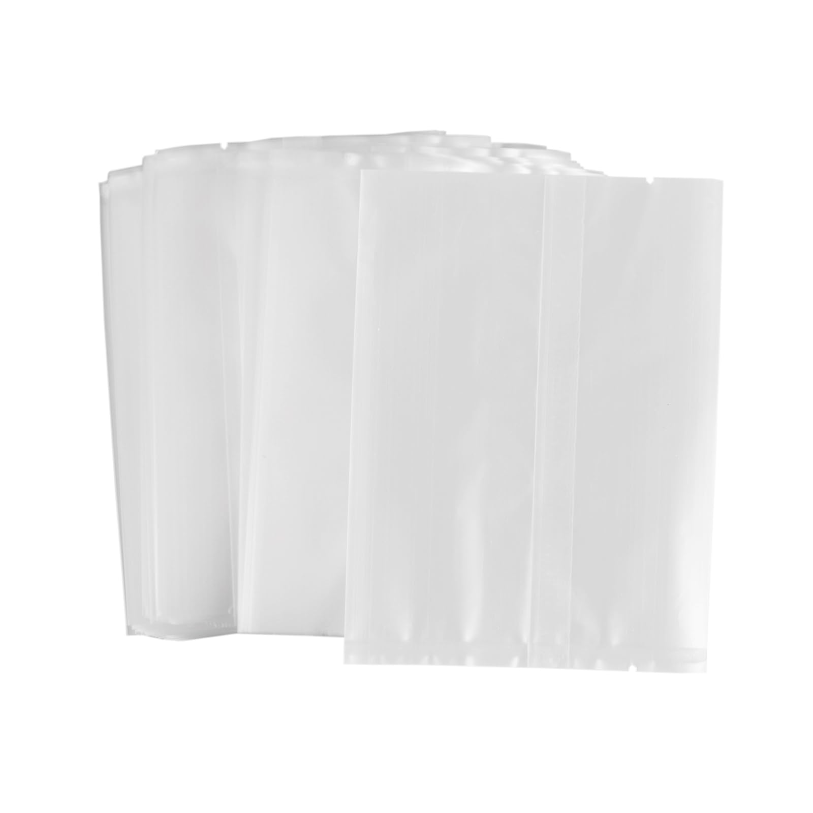 100 Pcs 5x7 Inch Semi-Transparent Heat Seal Cellophane Bags for Cookies,Matte Cookie Sleeves for Gift Giving,Frosted Food Safe Plastic Bags