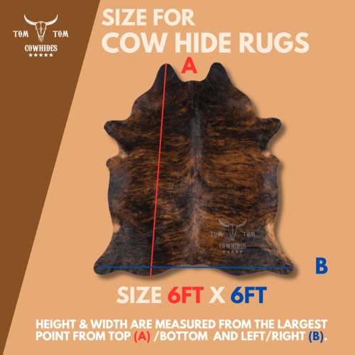 Tapete de cuero natural oscuro 6x6 miniatura 3