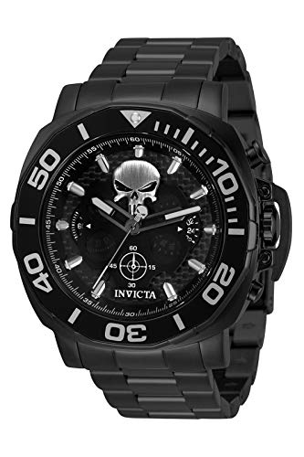 Preisvergleich Produktbild Invicta Marvel - Punisher 35093 Herrenuhr - 48mm