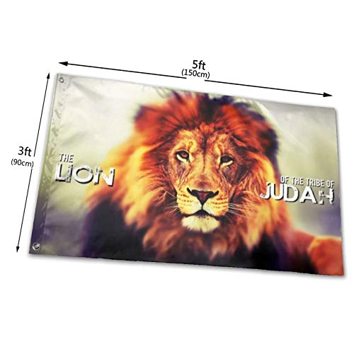 Ali Yee Tribe Of Judah Lion 3X5 Feet Flag -Uv Fade Resistant Flag For Outdoor House Porch Welcome Holiday Decoration, Garden Flag. #TOP2