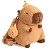 BTOOTB Mochila Capibara, Linda Mochila de Felpa de Carpincho, Mochila de Felpa Capybara para Niñas, Bolso de Hombro...