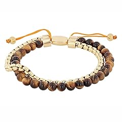 Brown Tiger’s Eye - Yellow Gold