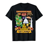 Sri Lanka Heritage Outfit Idea for Kids & Sri Lankan Flag T-Shirt