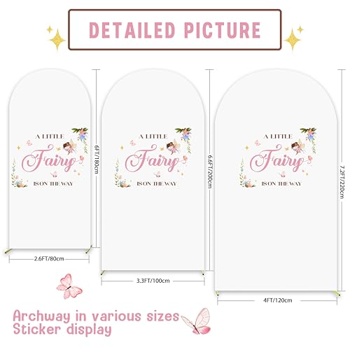 Vinilo Decorativo Fairy Baby Shower Diseño Único miniatura 3